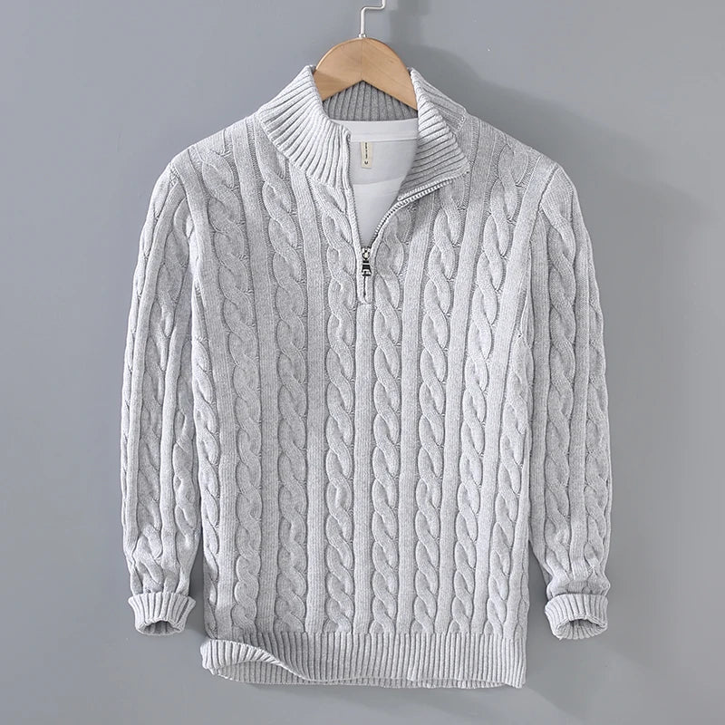 Half Zip Knit Trui