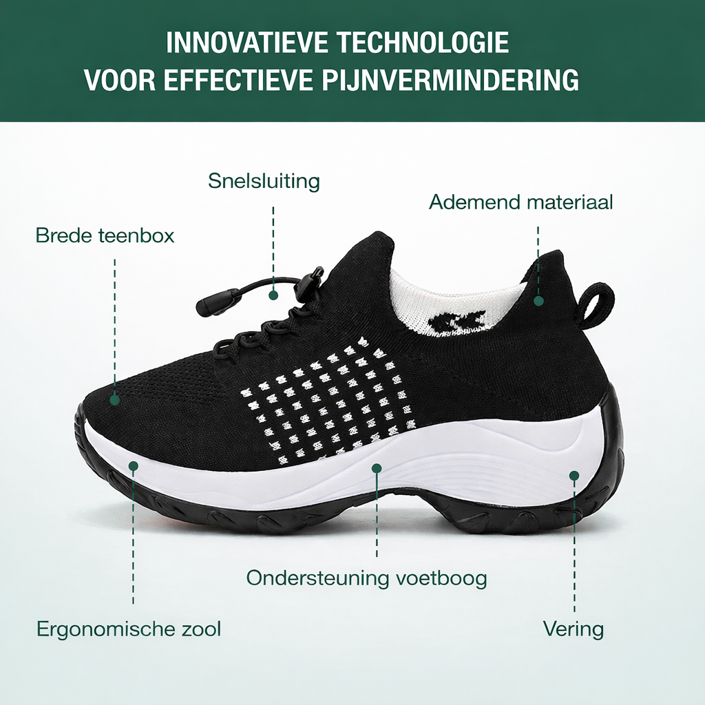 StepWise Pro™ Ergonomische Schoenen met demping
