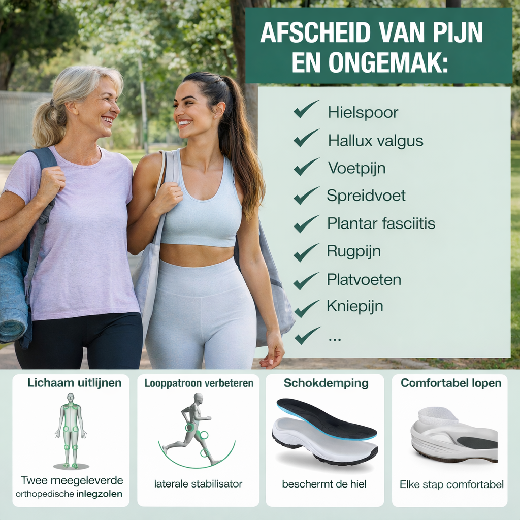 StepWise Pro™ Ergonomische Schoenen met demping