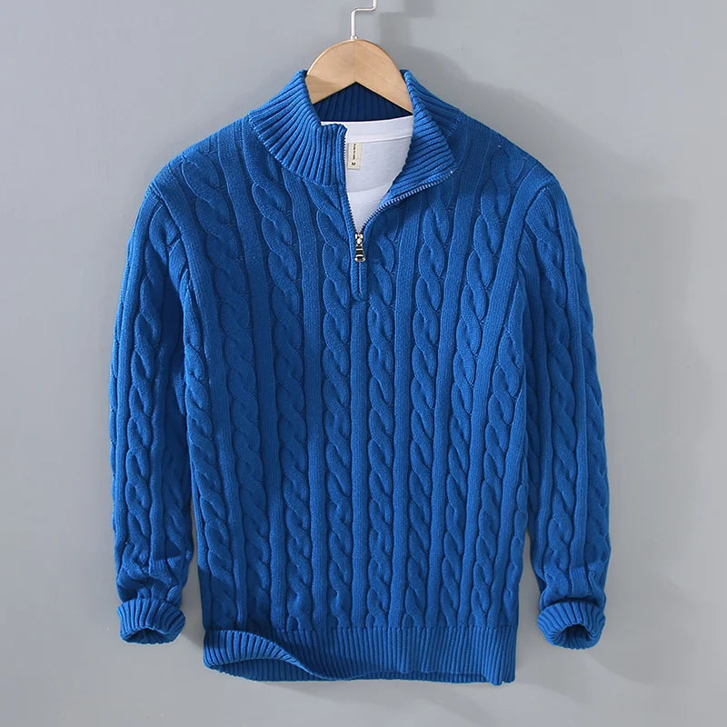 Half Zip Knit Trui