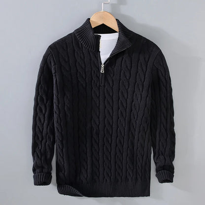 Half Zip Knit Trui