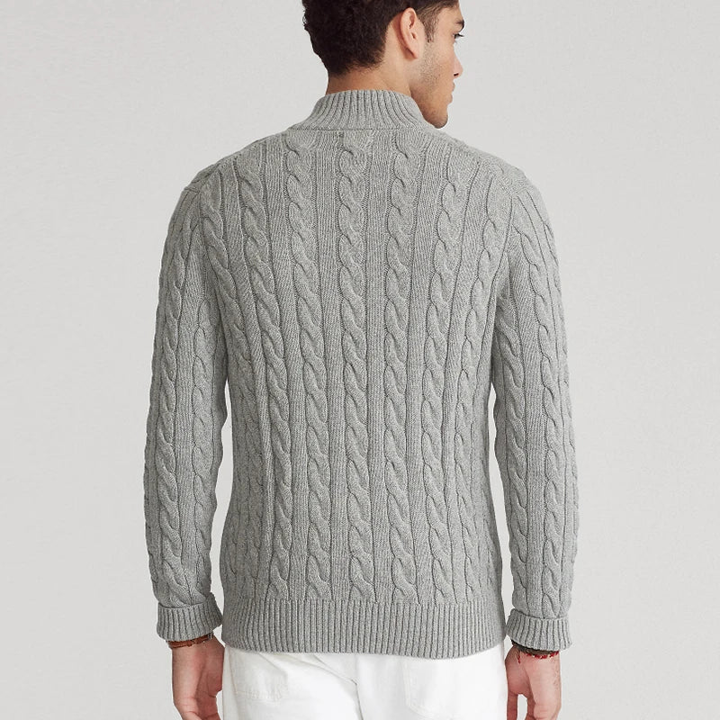 Half Zip Knit Trui