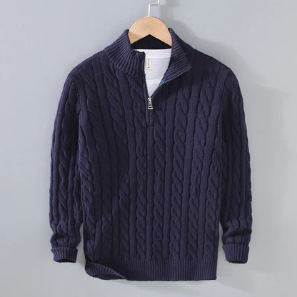 Half Zip Knit Trui