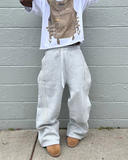 Wide-Leg Joggers