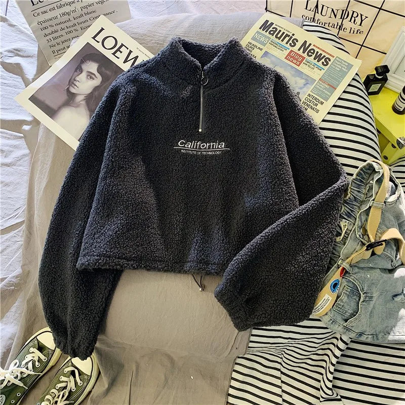 Cozy Fleece Dames Sweater