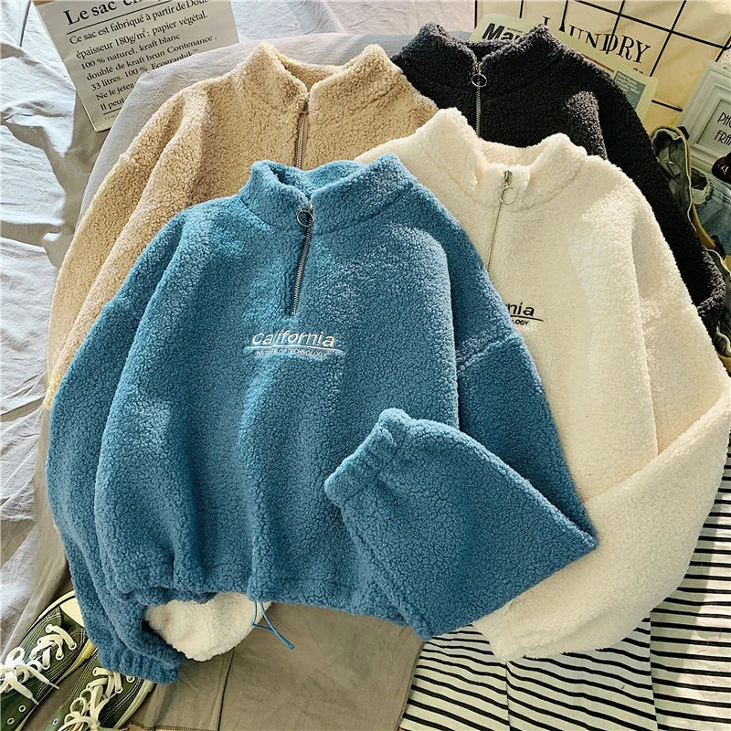 Cozy Fleece Dames Sweater