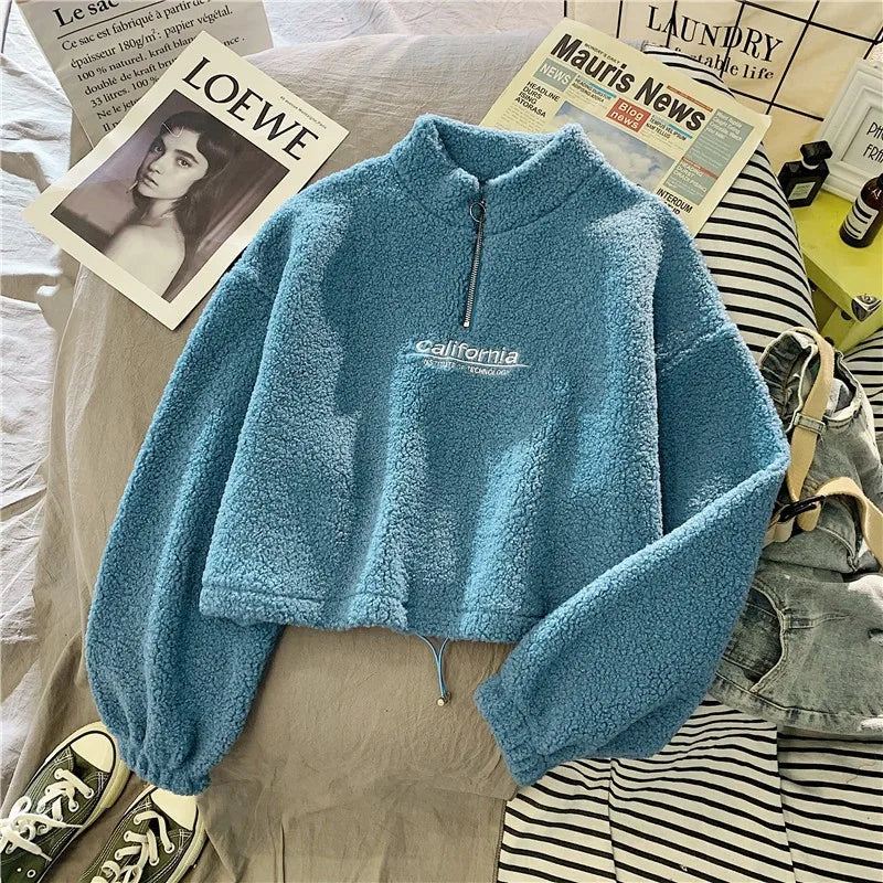 Cozy Fleece Dames Sweater