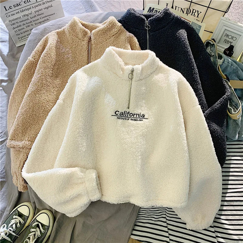 Cozy Fleece Dames Sweater