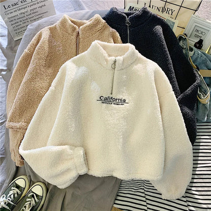 Cozy Fleece Dames Sweater