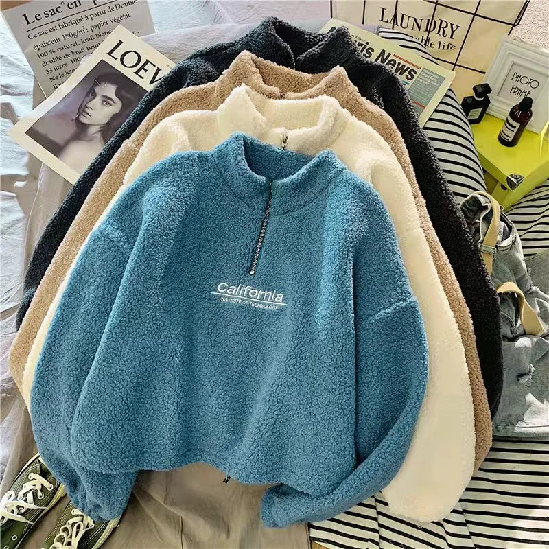 Cozy Fleece Dames Sweater