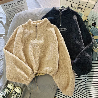 Cozy Fleece Dames Sweater