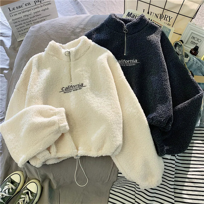 Cozy Fleece Dames Sweater
