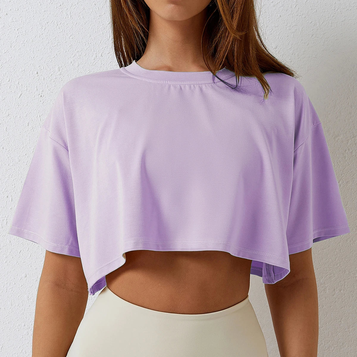 Bold Edge Cropped Tee