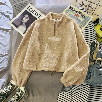 Cozy Fleece Dames Sweater
