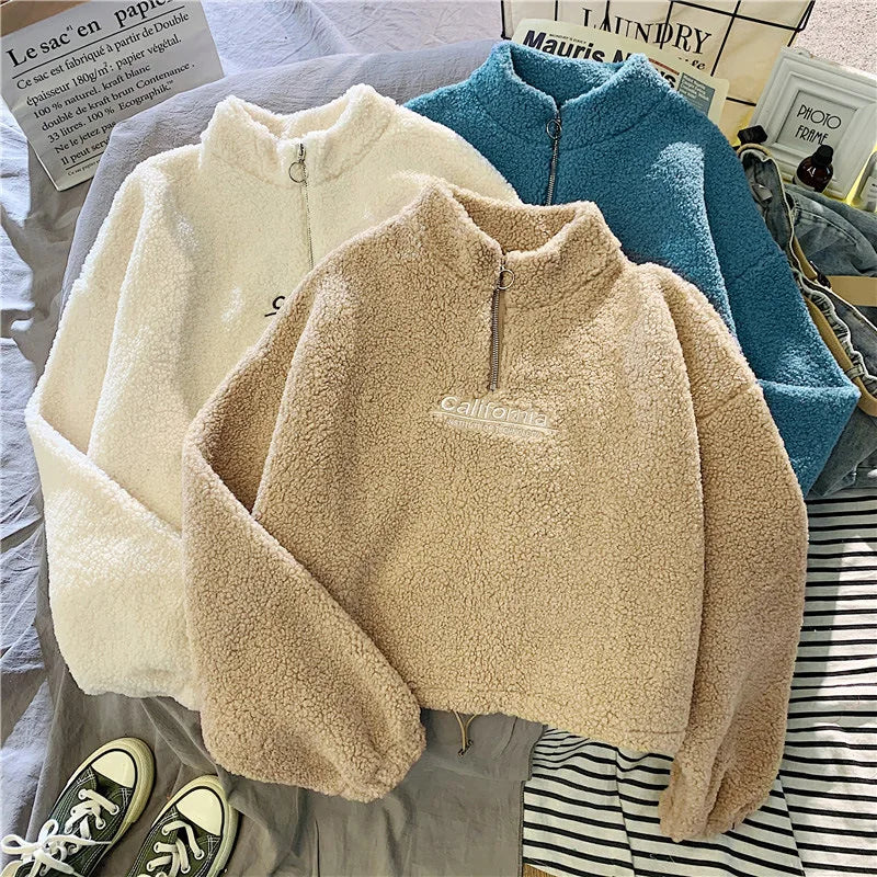 Cozy Fleece Dames Sweater